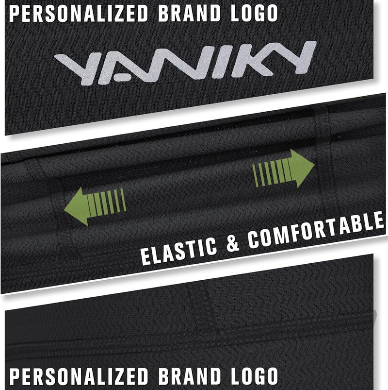 YANIKY Skull Cap Helmet Liners for Men- Soft Elastic Cycling Cap Motorcycle Skull Cap Beanie Wicking Cap Bicycle Running Hats - Image 5